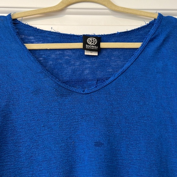 Bobeau short sleeve T-shirt Sz 1X plus size top - Picture 3 of 7